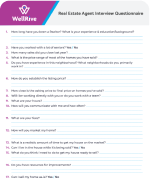 real-estate interview sheet