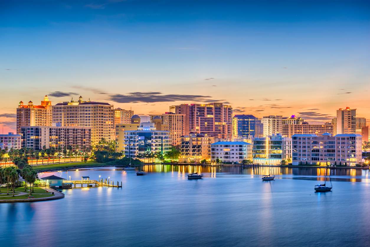 Sarasota, Florida skyline.